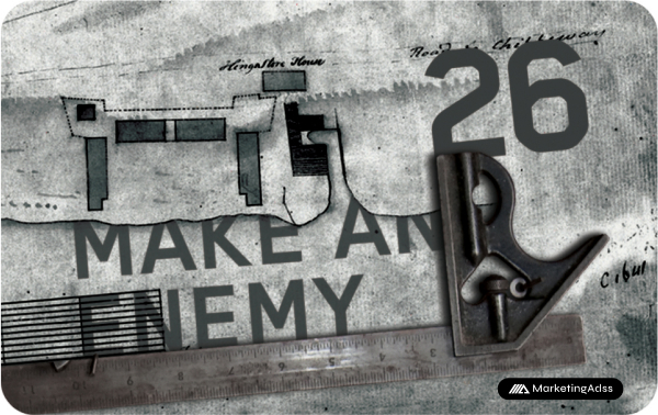 make an enemy