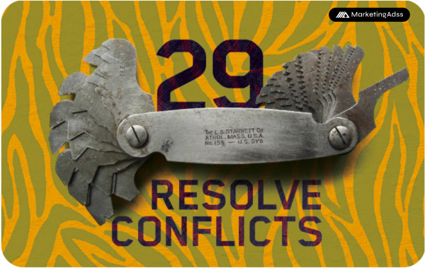 RESOLVE CONFLICTS