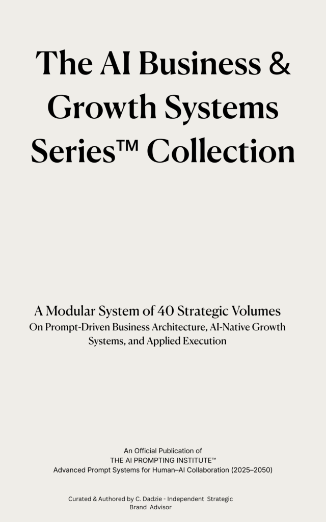 Cover image of The AI Business & Growth Systems – Series™, a strategic collection focused on scalable AI-driven growth architectures, operational intelligence, and business system design.