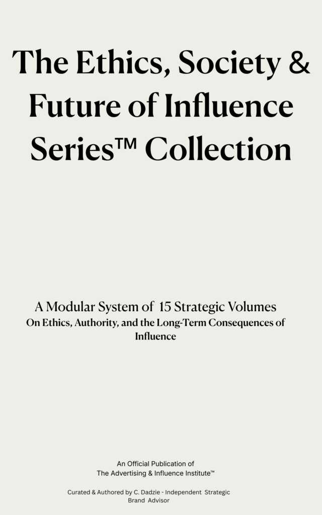 Cover of The Ethics, Society & Future of Influence Series™ collection